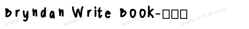 Bryndan Write Book字体转换
